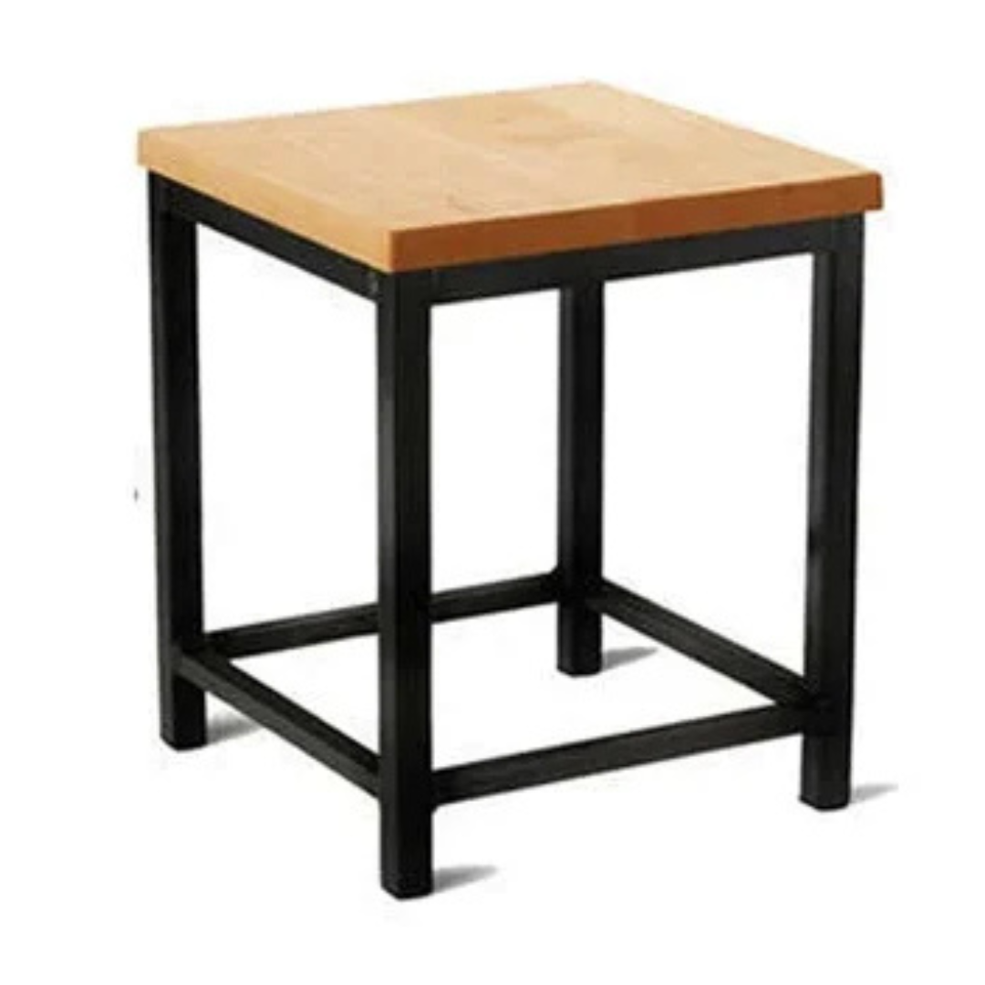 Square Iron Stool